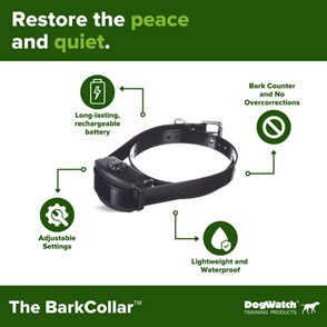 Stop nuisance barking with an electronic dog bark collar